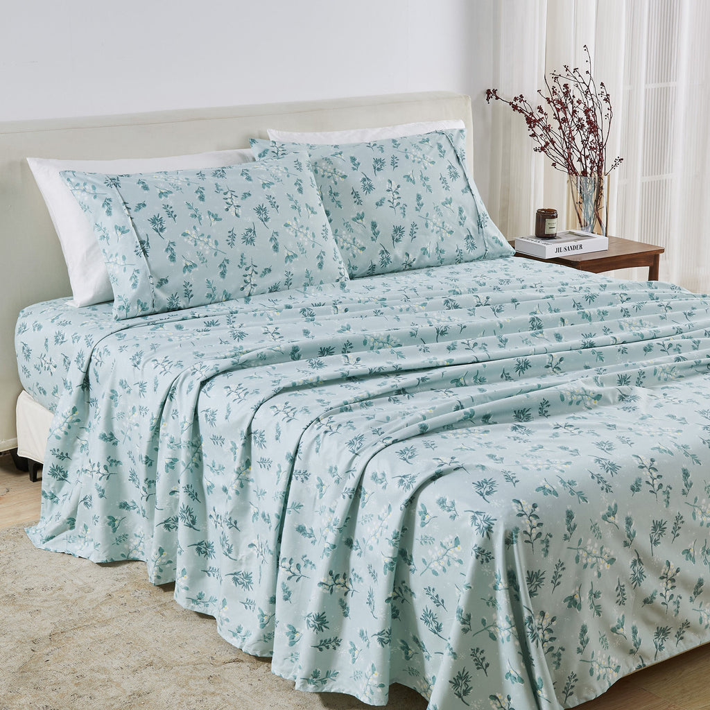 Watercolor Floral Sheet Set - Delia Collection
