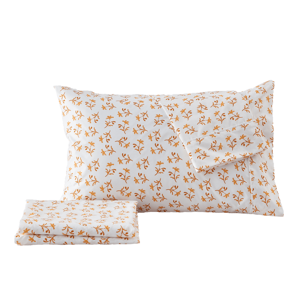 Watercolor Floral Sheet Set - Delia Collection