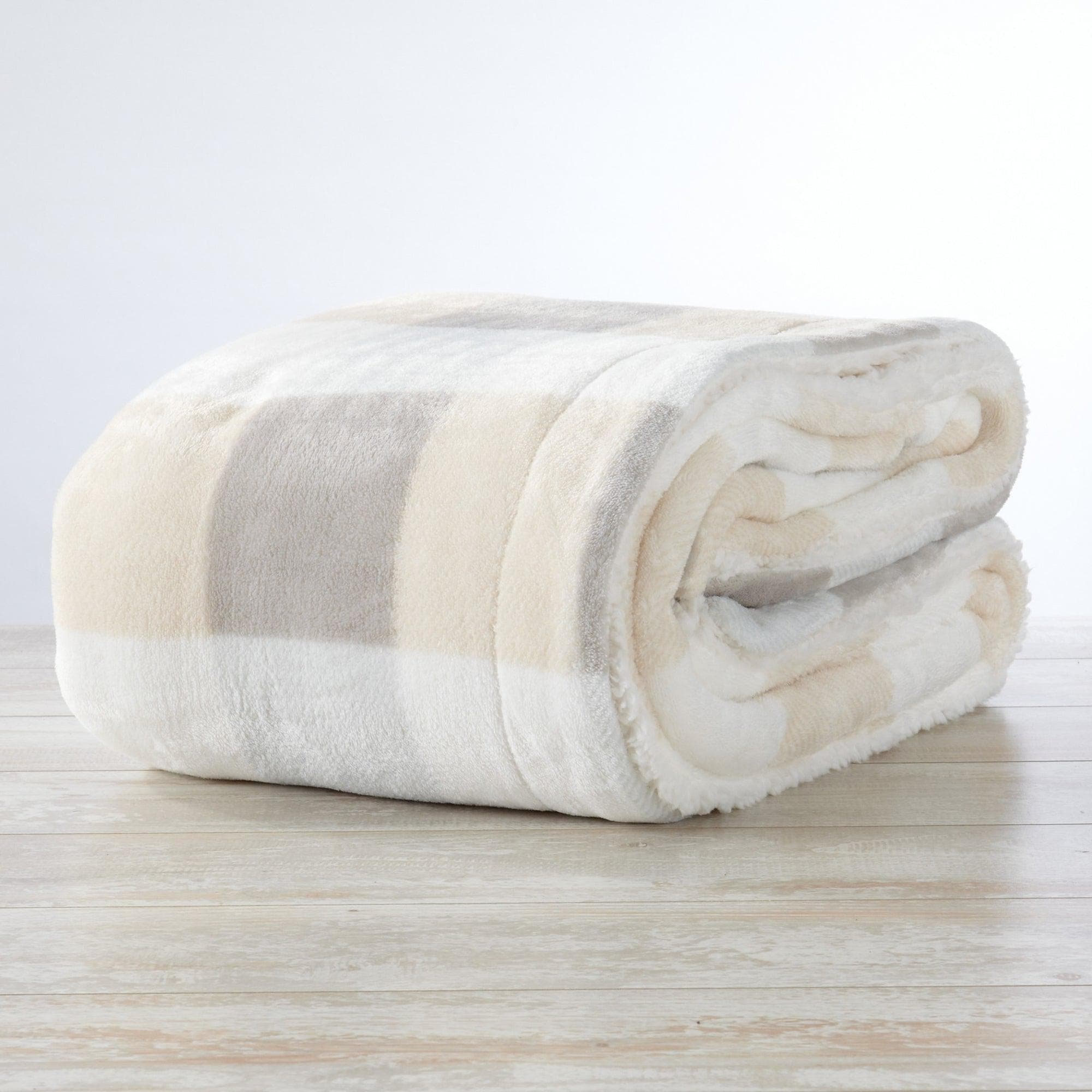 Velvet Plush Sherpa Luxury Bed Blanket - Kinsley Collection