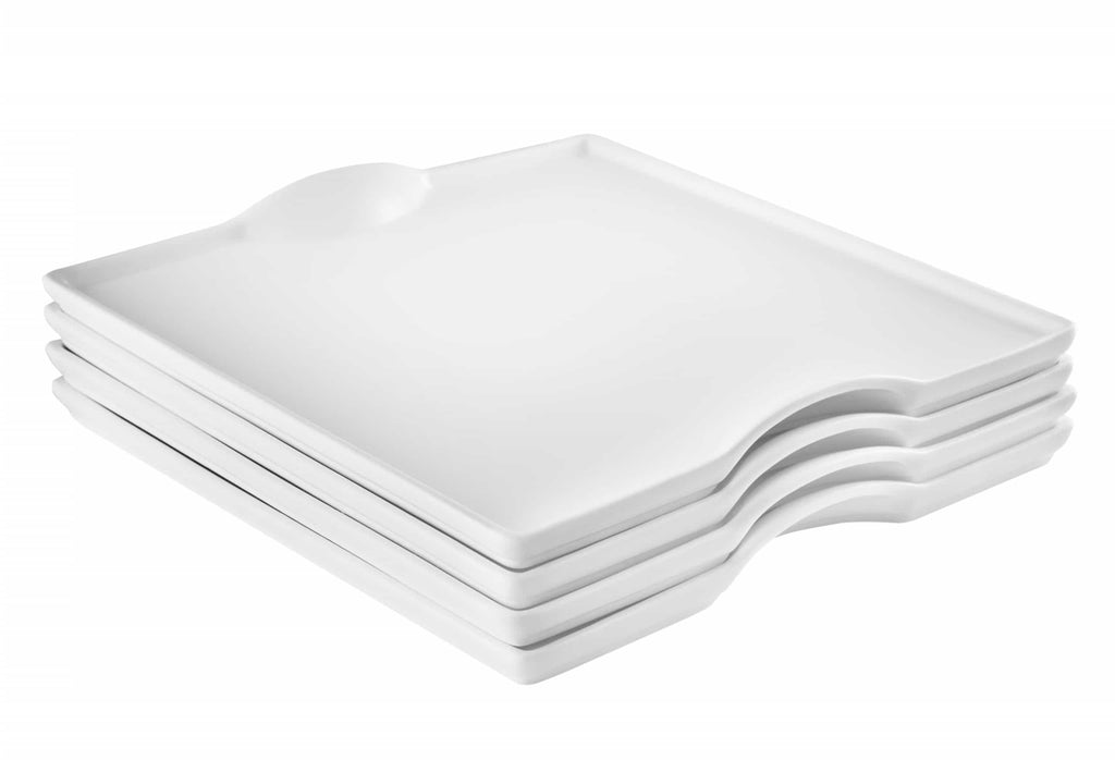 Square Porcelain Dinnerware Set