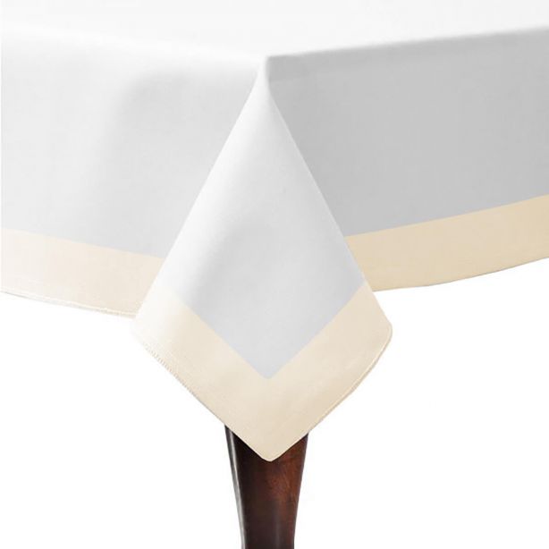 Border Frame 40% Poly 60% Cotton Table Cloth