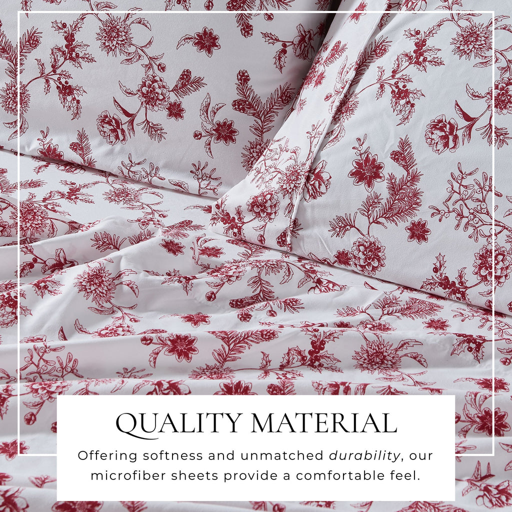 Watercolor Floral Sheet Set - Delia Collection