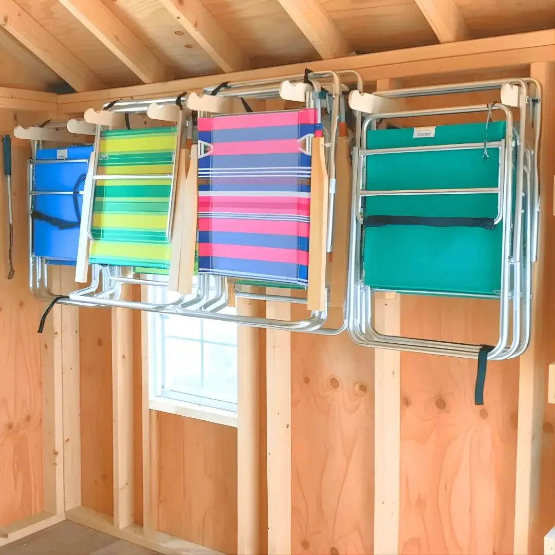 Lawn Chair Organizing Stud Mounted Hooks