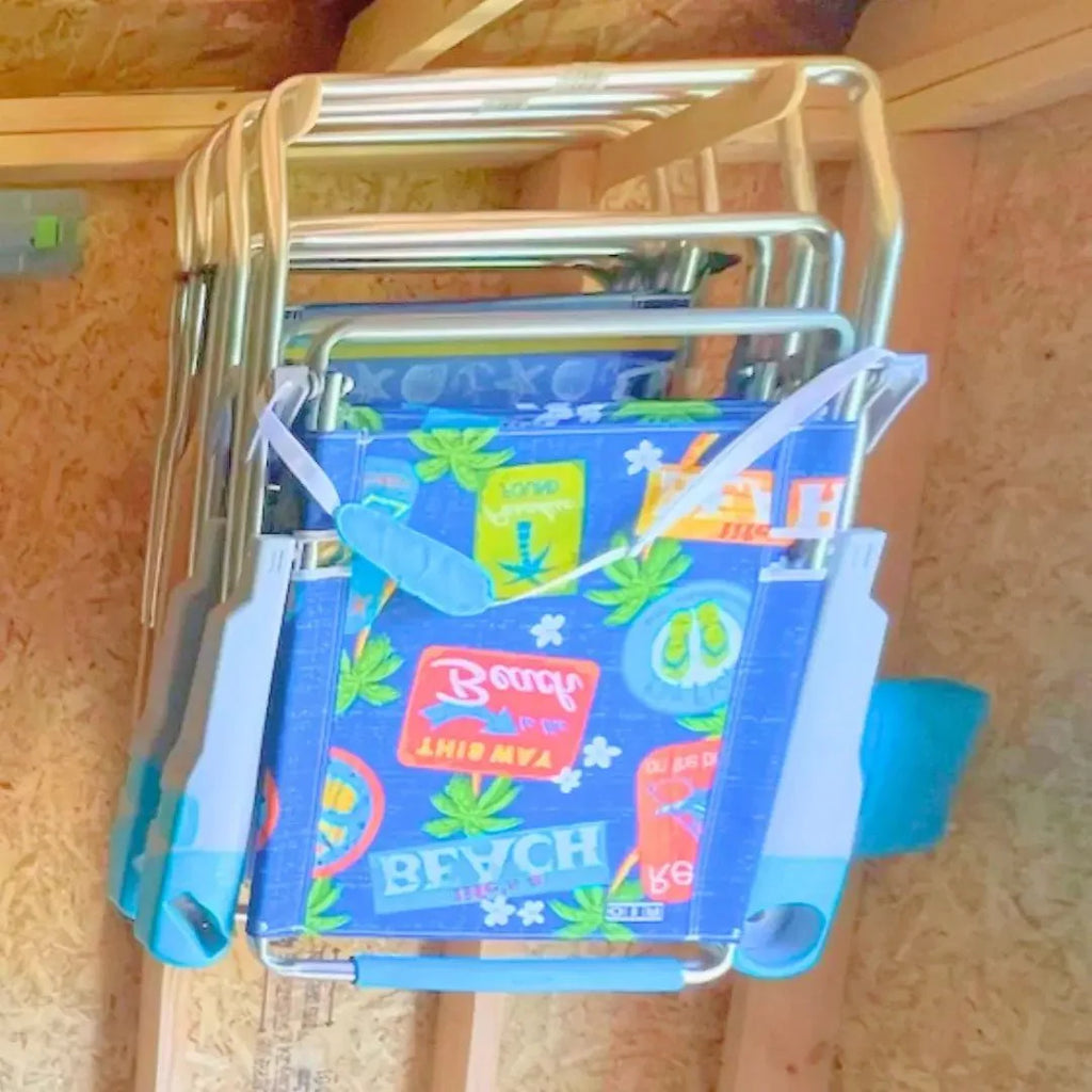 Lawn Chair Organizing Stud Mounted Hooks