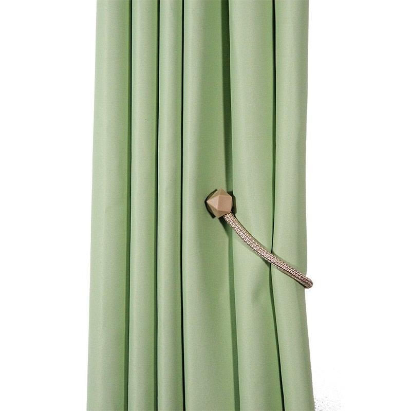 Magnetic Curtain Buckle Holder Curtain Tieback Hanging Multifaceted Ball Buckle Tie Back Curtain Straps Magnetic Curtain Tiebacks Decorative Window Drape Twist Tie Backs Octagon Style Curtain Holdbacks For Home Kitchen Office Window Decoration 46CM