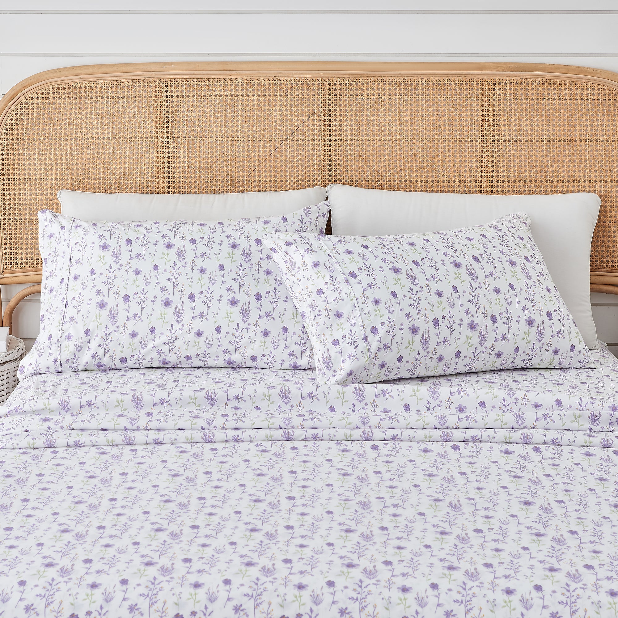 Watercolor Floral Sheet Set - Delia Collection