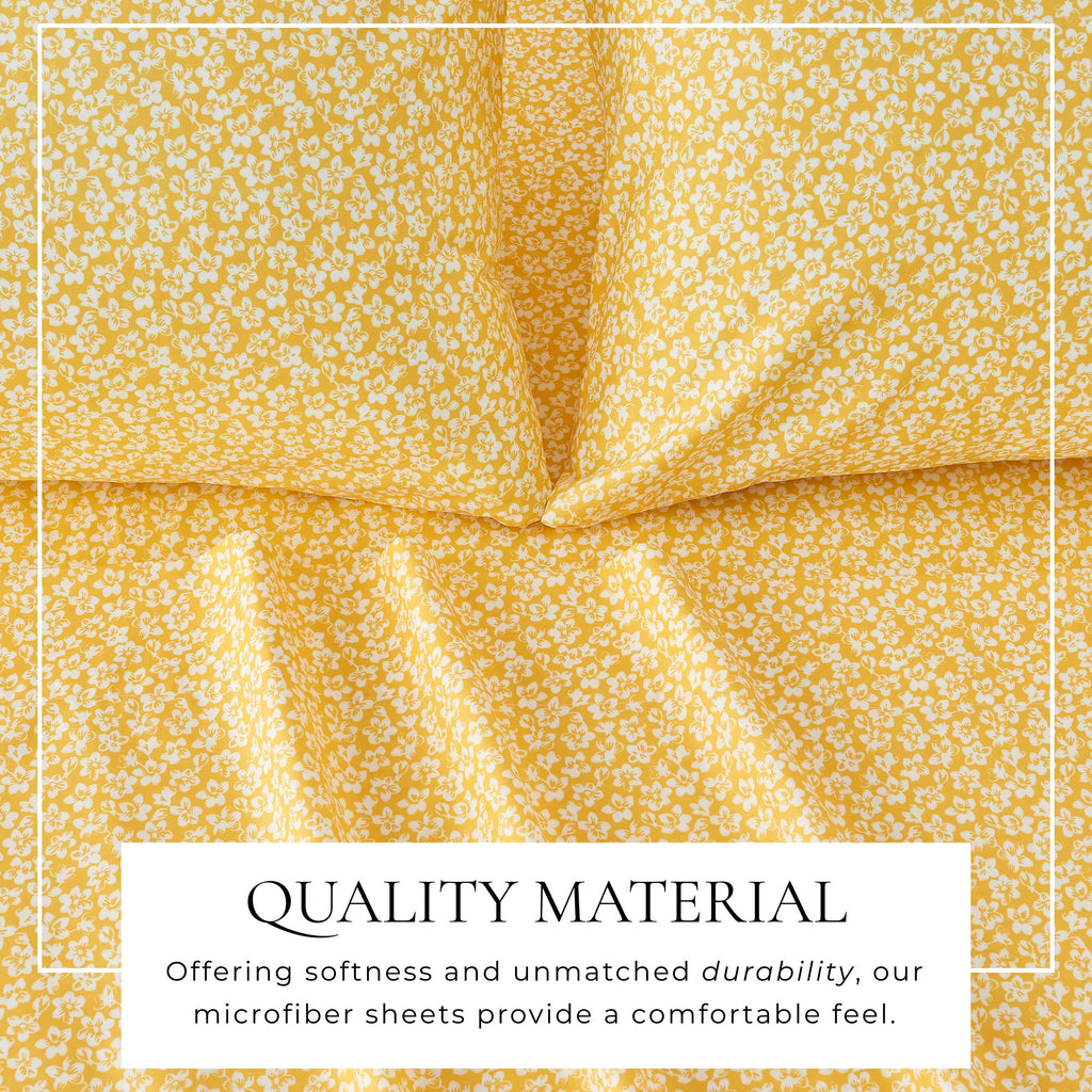 Watercolor Floral Sheet Set - Delia Collection