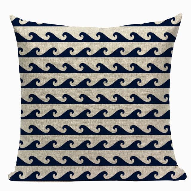 Vintage Decoration Cushion Colorful Fish Spring Decorative Throw Pillow Cover Home Sign Summer Cruise Decoration Home Pillowcase Houseware Car Home Decor Pillow Case Covers