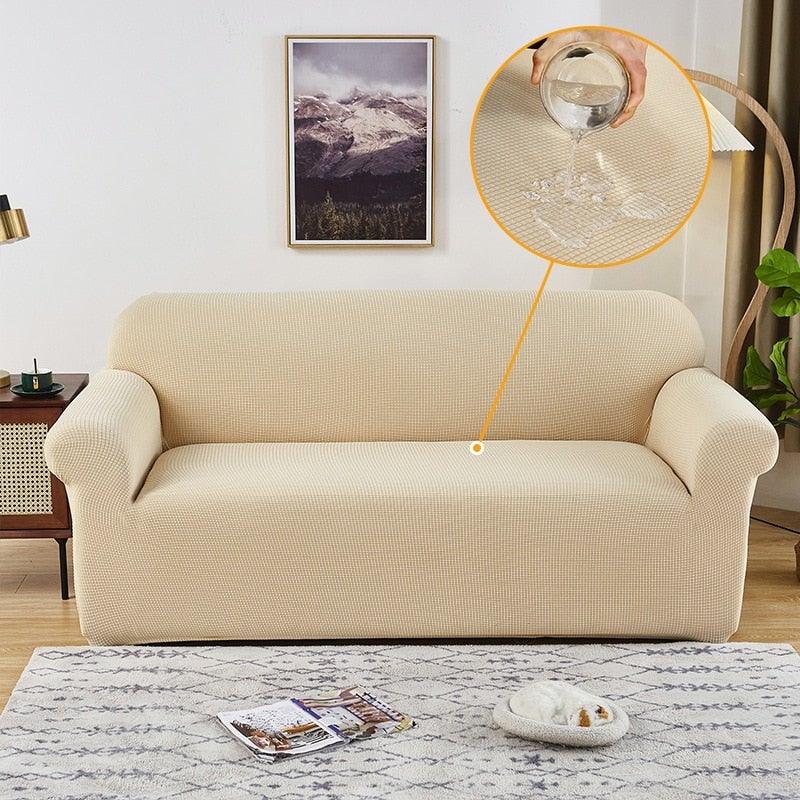 Sofa Cover Waterproof Waffle Sofa Cover