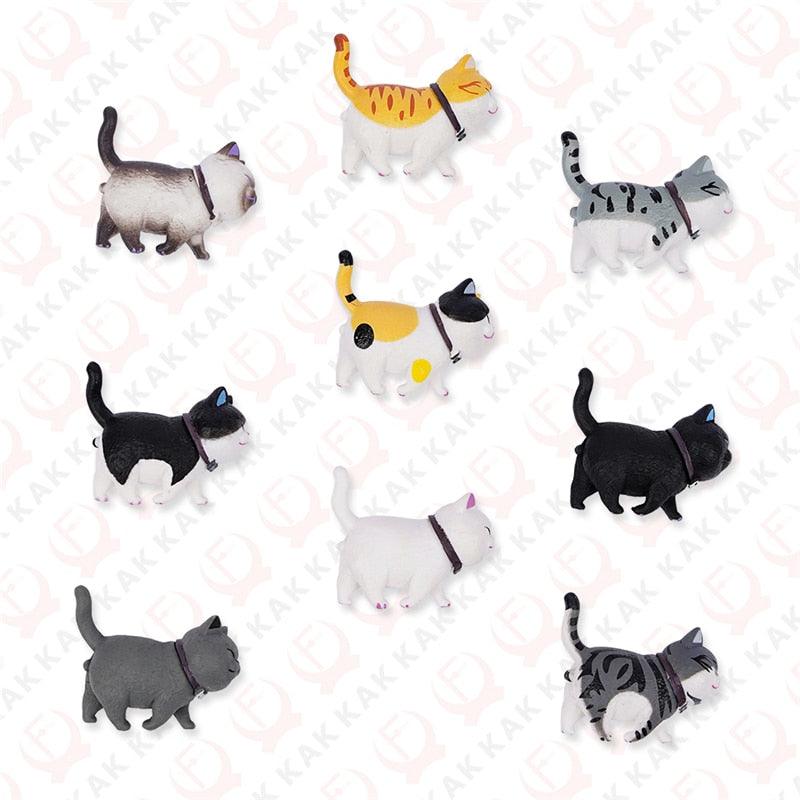 Shape Cabinet Knobs Handles for Kids Room Lovely Decorative Wall Hooks Hats Clothes Hanging Hooks Furniture Handle Cat Decoration Cute Simulation Decoration Hooks Interior Cat Hooks for Home Decoration & Hangs