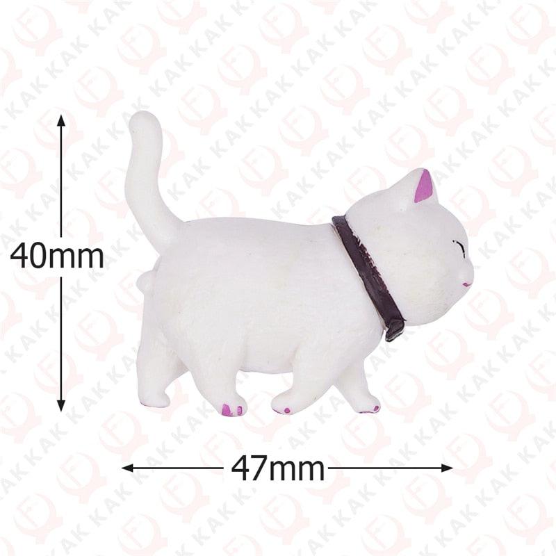 Shape Cabinet Knobs Handles for Kids Room Lovely Decorative Wall Hooks Hats Clothes Hanging Hooks Furniture Handle Cat Decoration Cute Simulation Decoration Hooks Interior Cat Hooks for Home Decoration & Hangs