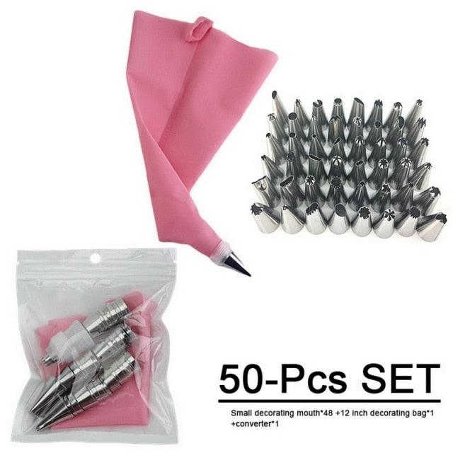 Silicone Cake Decorating Tools Kitchen Baking Accessories Piping Bag For Baking Piping Bag And Tips Cake Decorating Supplies Cake Decorating Tool