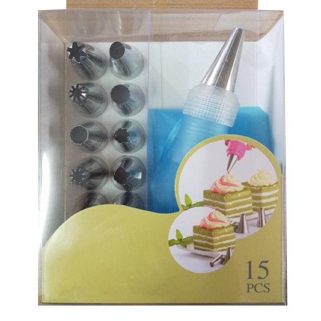Silicone Cake Decorating Tools Kitchen Baking Accessories Piping Bag For Baking Piping Bag And Tips Cake Decorating Supplies Cake Decorating Tool