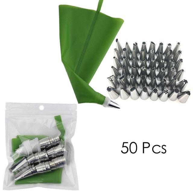 Silicone Cake Decorating Tools Kitchen Baking Accessories Piping Bag For Baking Piping Bag And Tips Cake Decorating Supplies Cake Decorating Tool