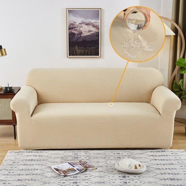 Sofa Cover Waterproof Waffle Sofa Cover