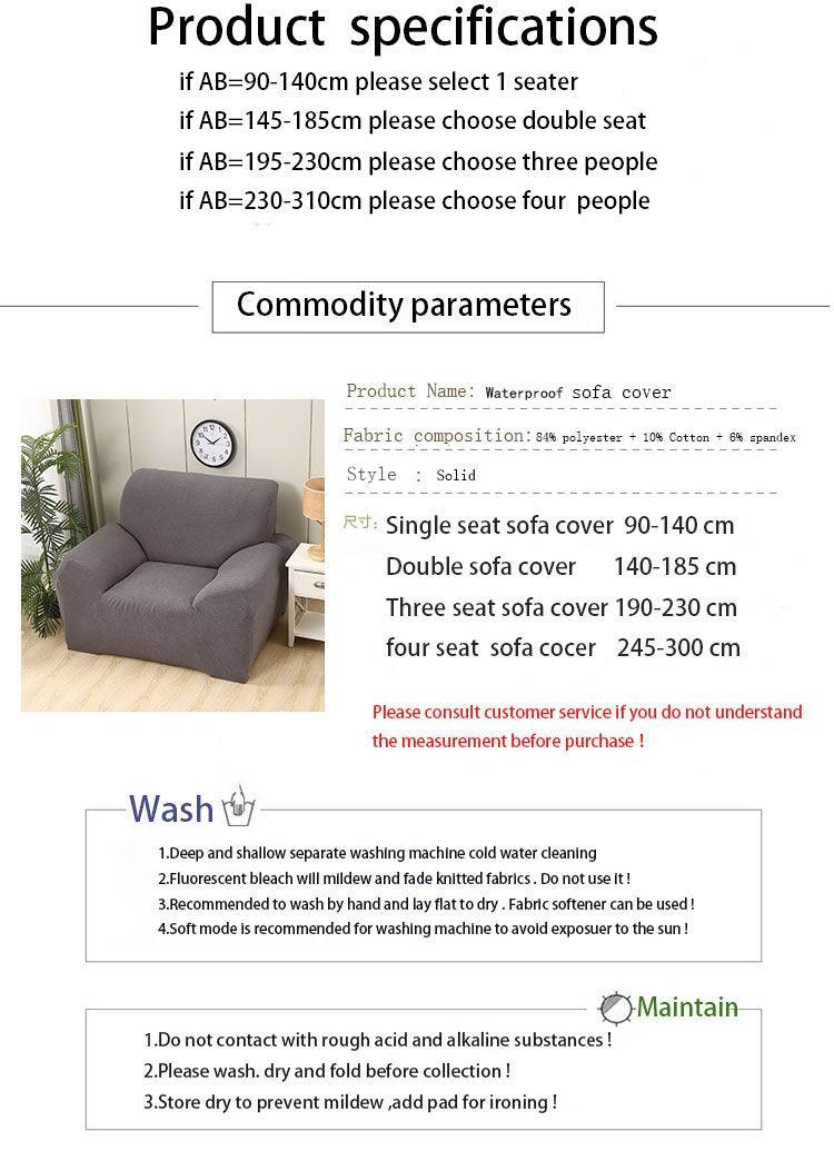 Sofa Cover Waterproof Waffle Sofa Cover