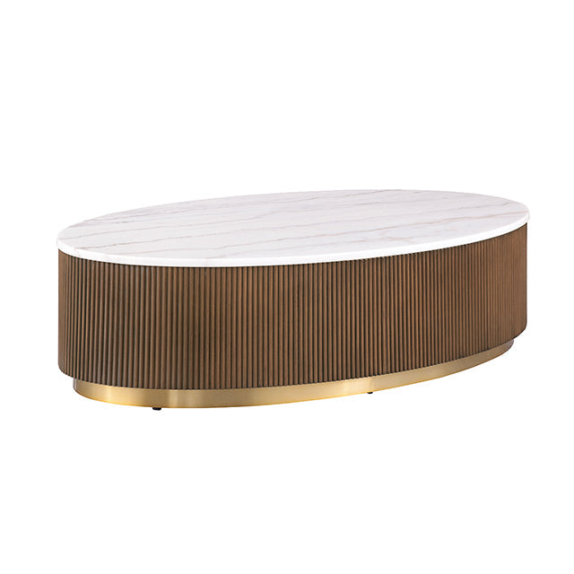 Virden - Oval Cocktail Table