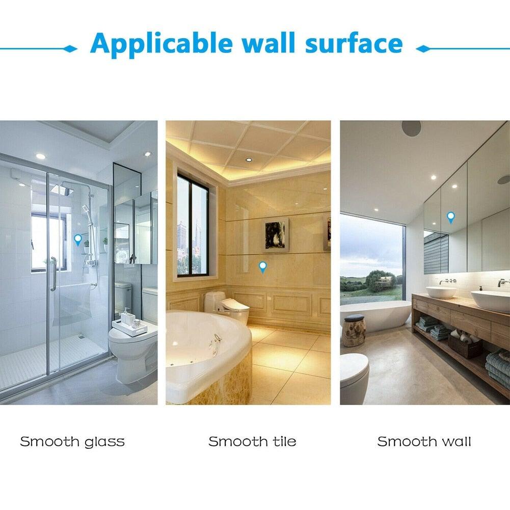 Toilet Paper Holder Super Storage Suction Cup Wall Mount