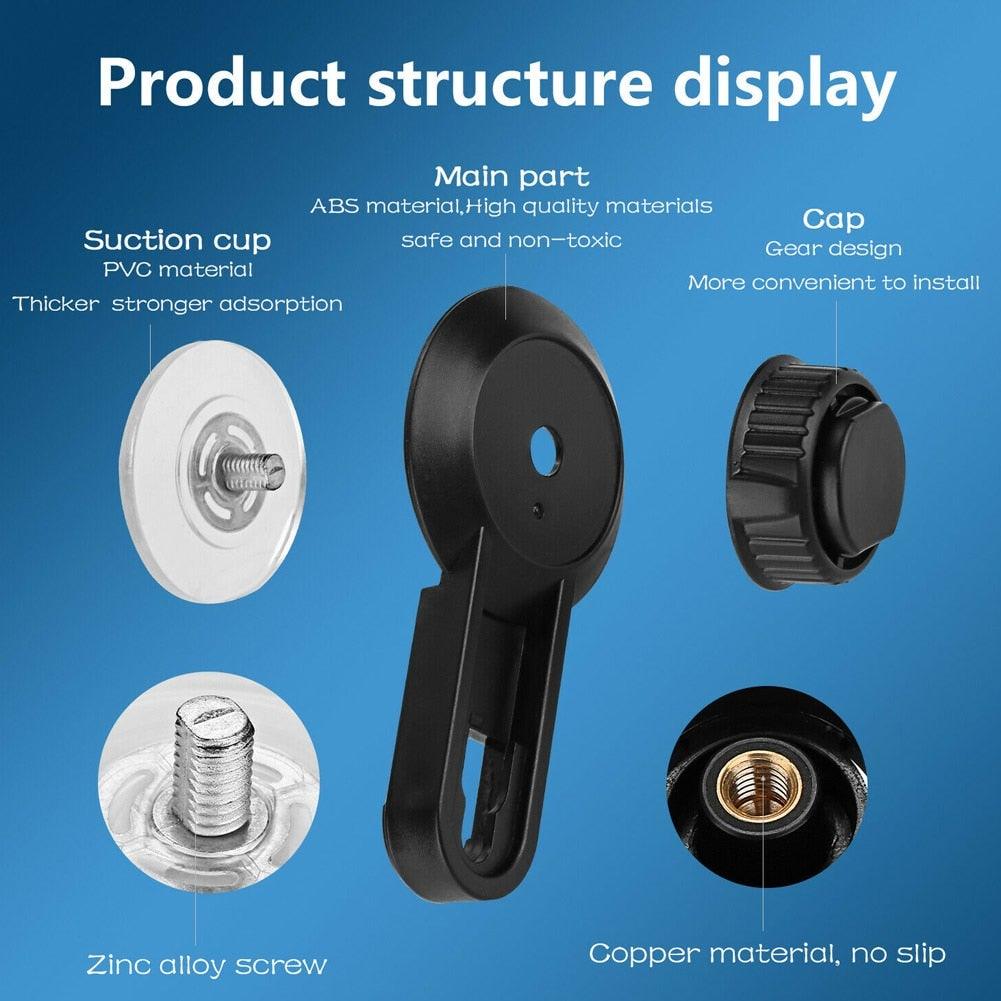 Toilet Paper Holder Super Storage Suction Cup Wall Mount