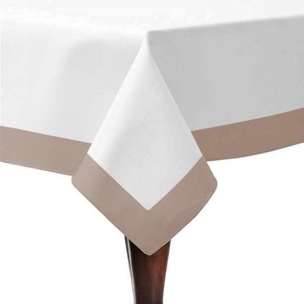 Border Frame 40% Poly 60% Cotton Table Cloth