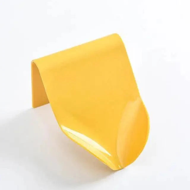 Wall-suction Drain Soap Dish Decorative Drainage Soap Holder Soap Holder Storage Container Home Bathroom Kitchen Accessories Self Adhesive Soap Drain Rack Soap Holder with Hook Wall Mount Soap Dish with Hook Sponge Soap Draining Tray Plate