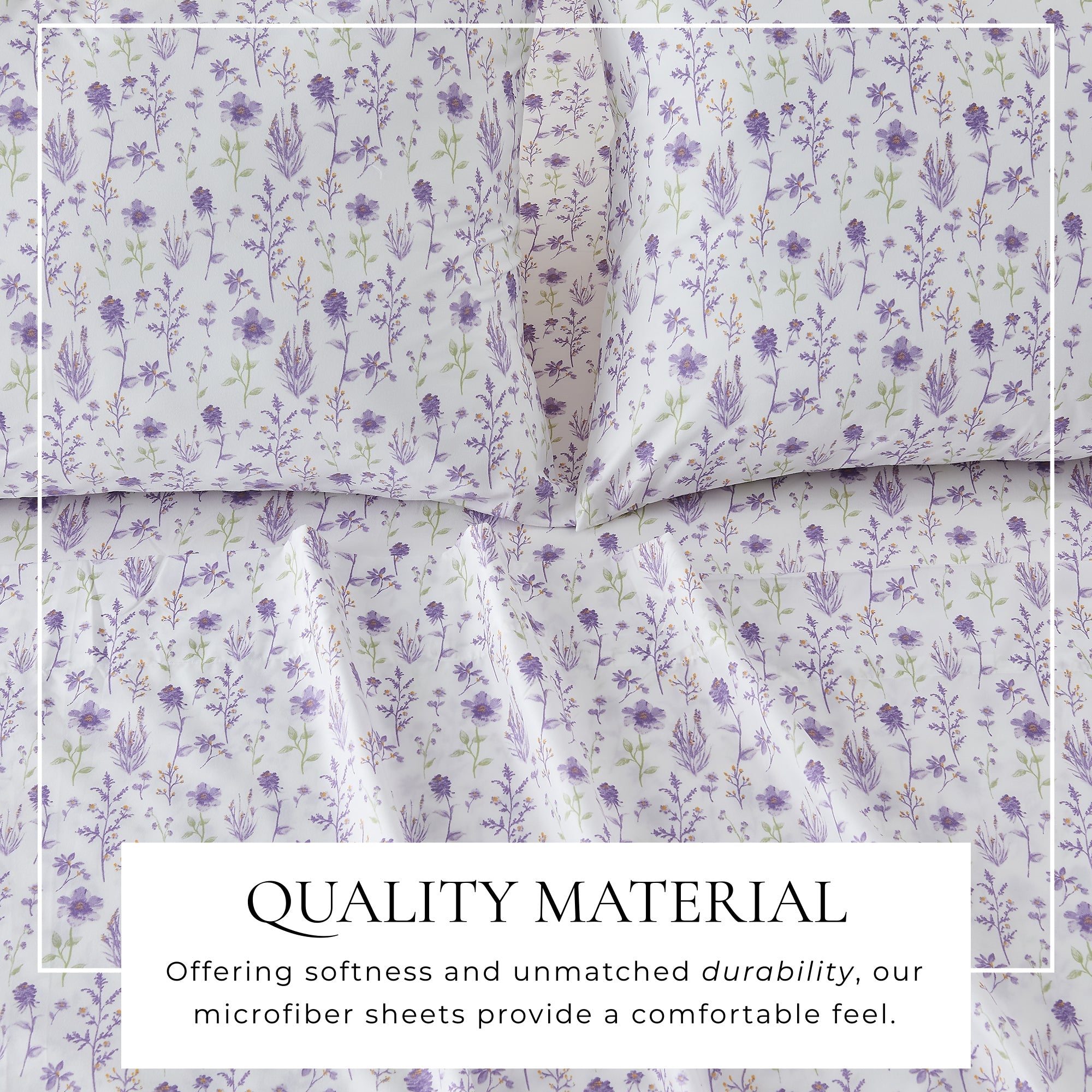 Watercolor Floral Sheet Set - Delia Collection